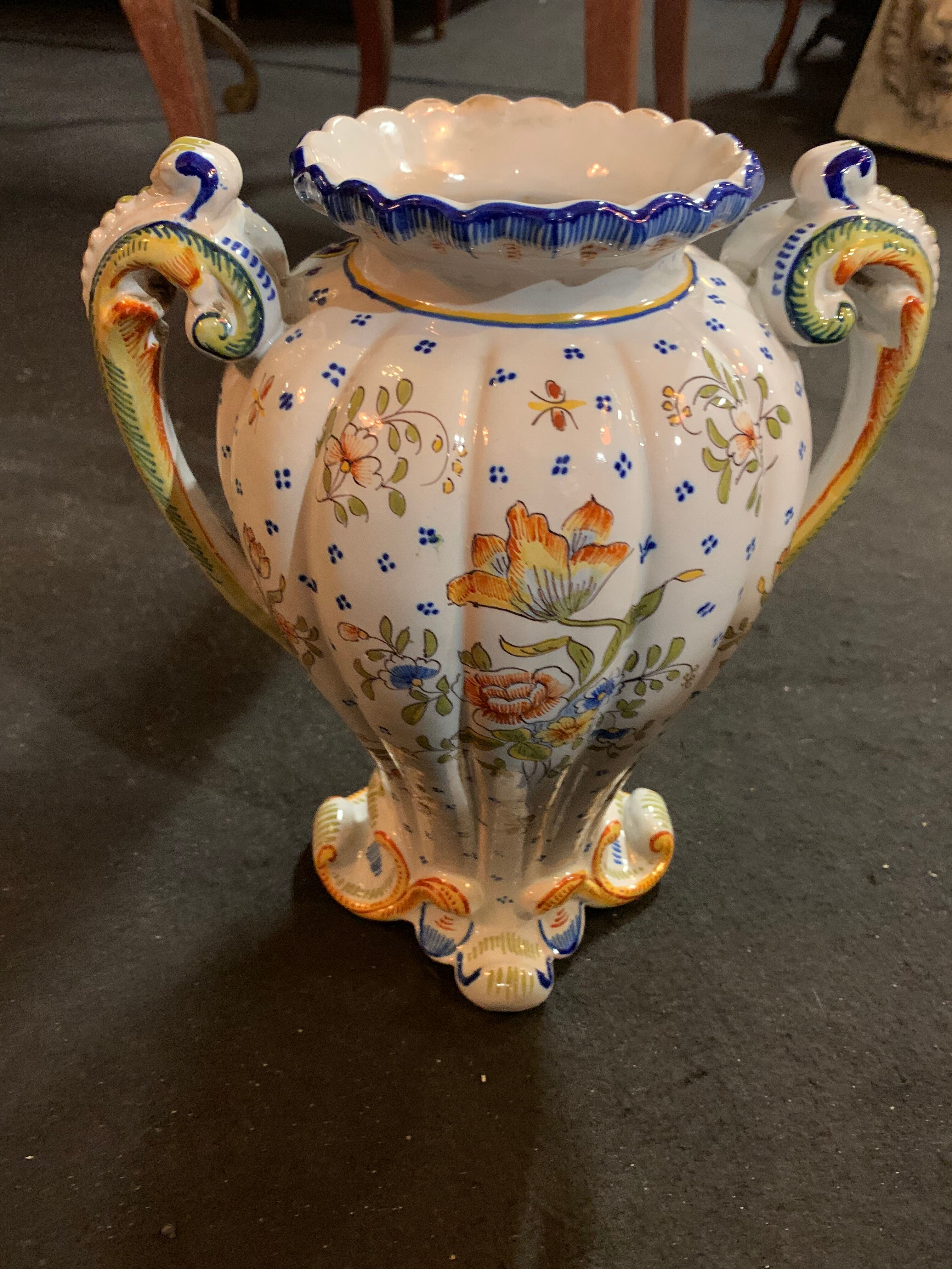 Vase stamped Le Treport