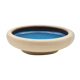 Blue enamelled sandstone cup