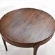Vintage round Scandinavian table from the 60s, teak legs.