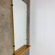 Mirror with wooden shelf, 1960s, vintage