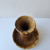 Vintage ceramic candlestick signed Accolay