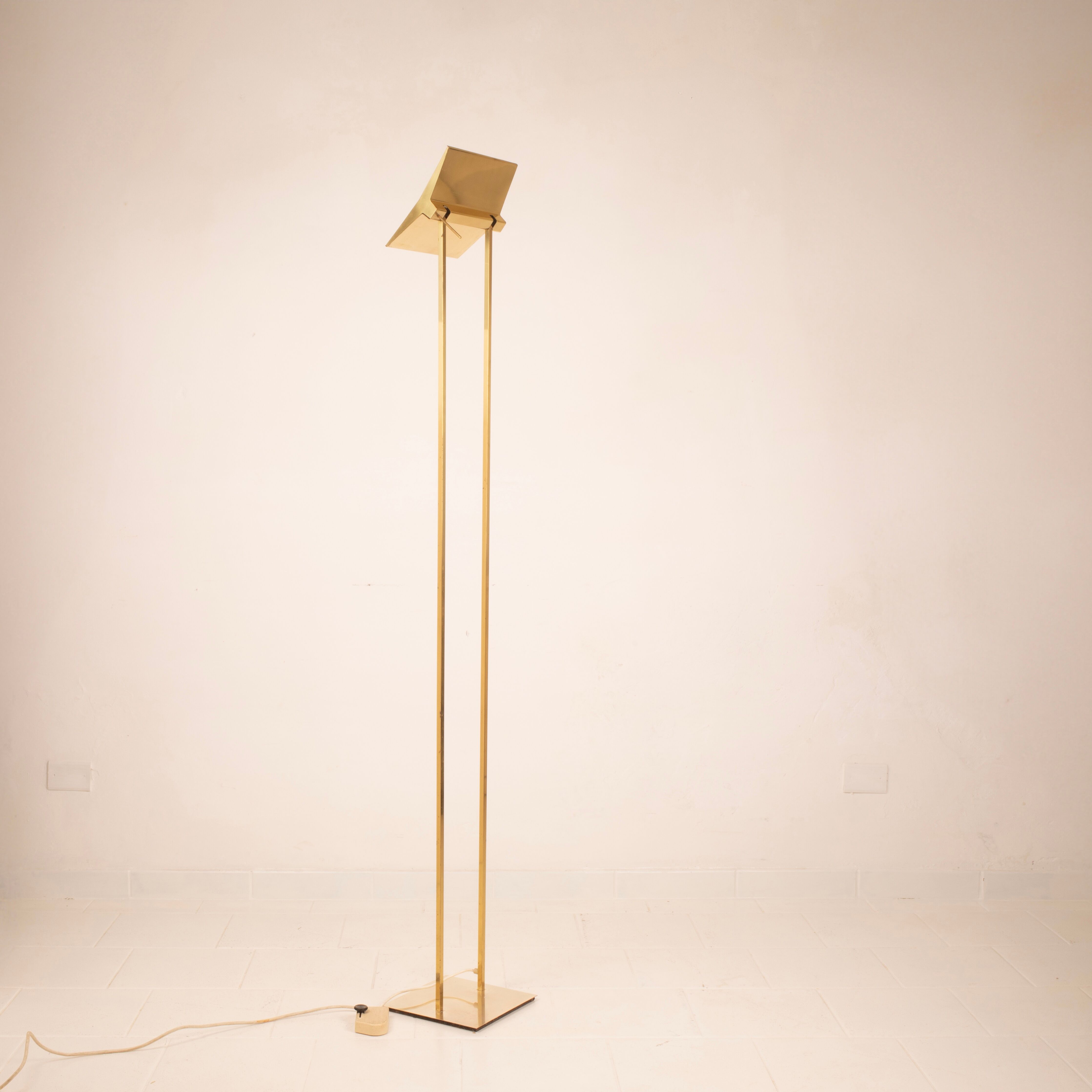 Concord Solid Brass Floor Lamp by Marco Zotta
