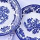 Duo of 2 flat plates Portuguese iron earth