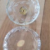 Transparent glass bonbonnière