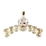 Vintage card game liquor service