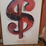 Vintage poster Dollar Sign by Andy Warhol