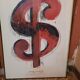 Vintage poster Dollar Sign by Andy Warhol
