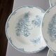 4 vintage deep plates in ironstone from L&G model Oeillets 220520