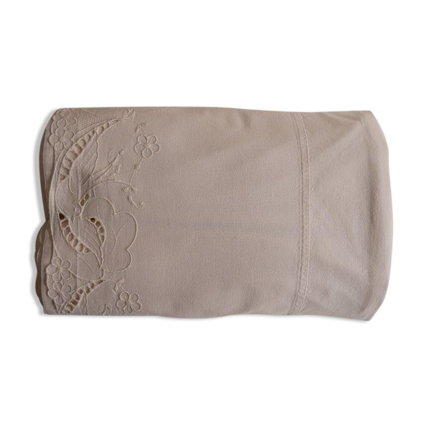 Swallow embroidery sheet, “nude” pink color