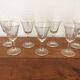 Antique glass service.
