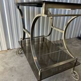 70s metal serving trolley