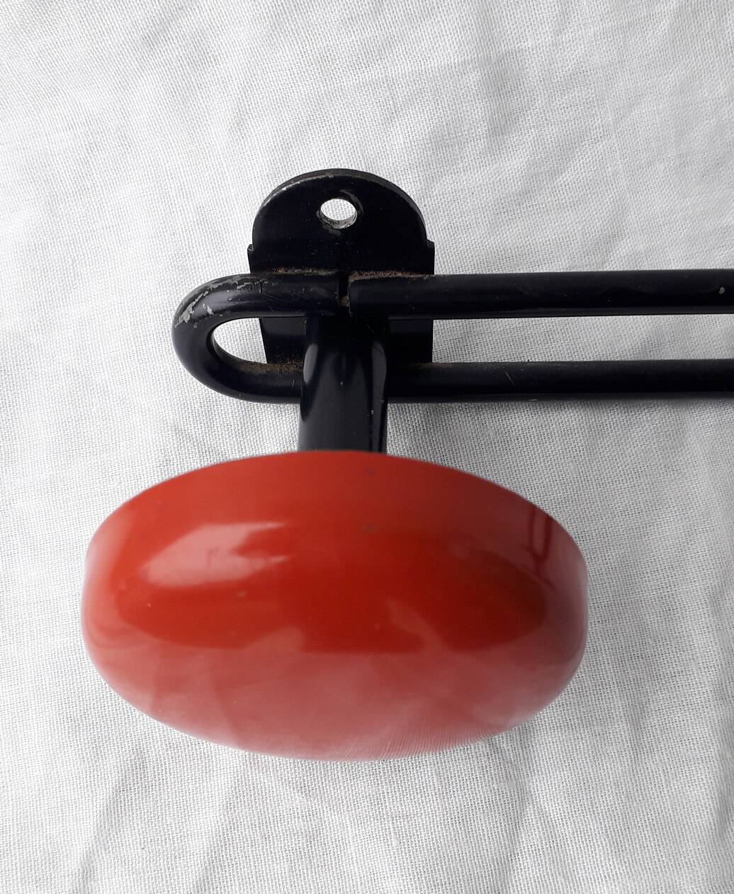 Red coat rack