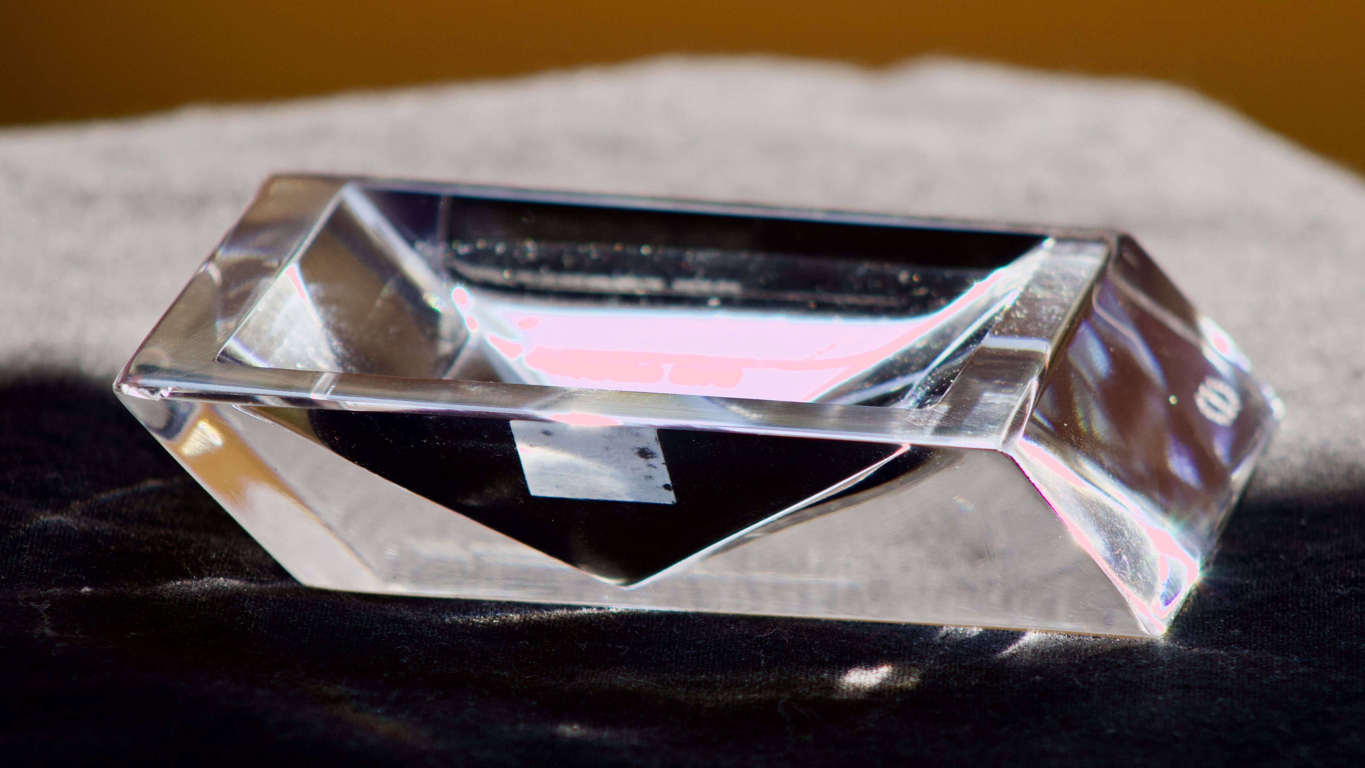 Ancient sevre crystal ashtray Air France 1970