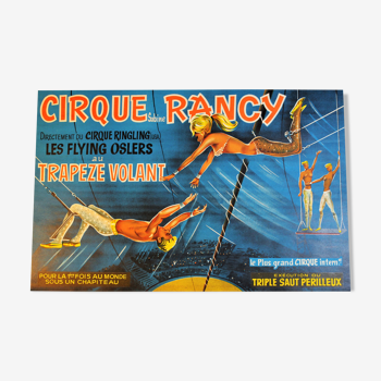 Affiche Cirque Rancy 1970