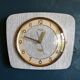 Vintage clock silent wall pendulum "Kienzle Formica white gray"