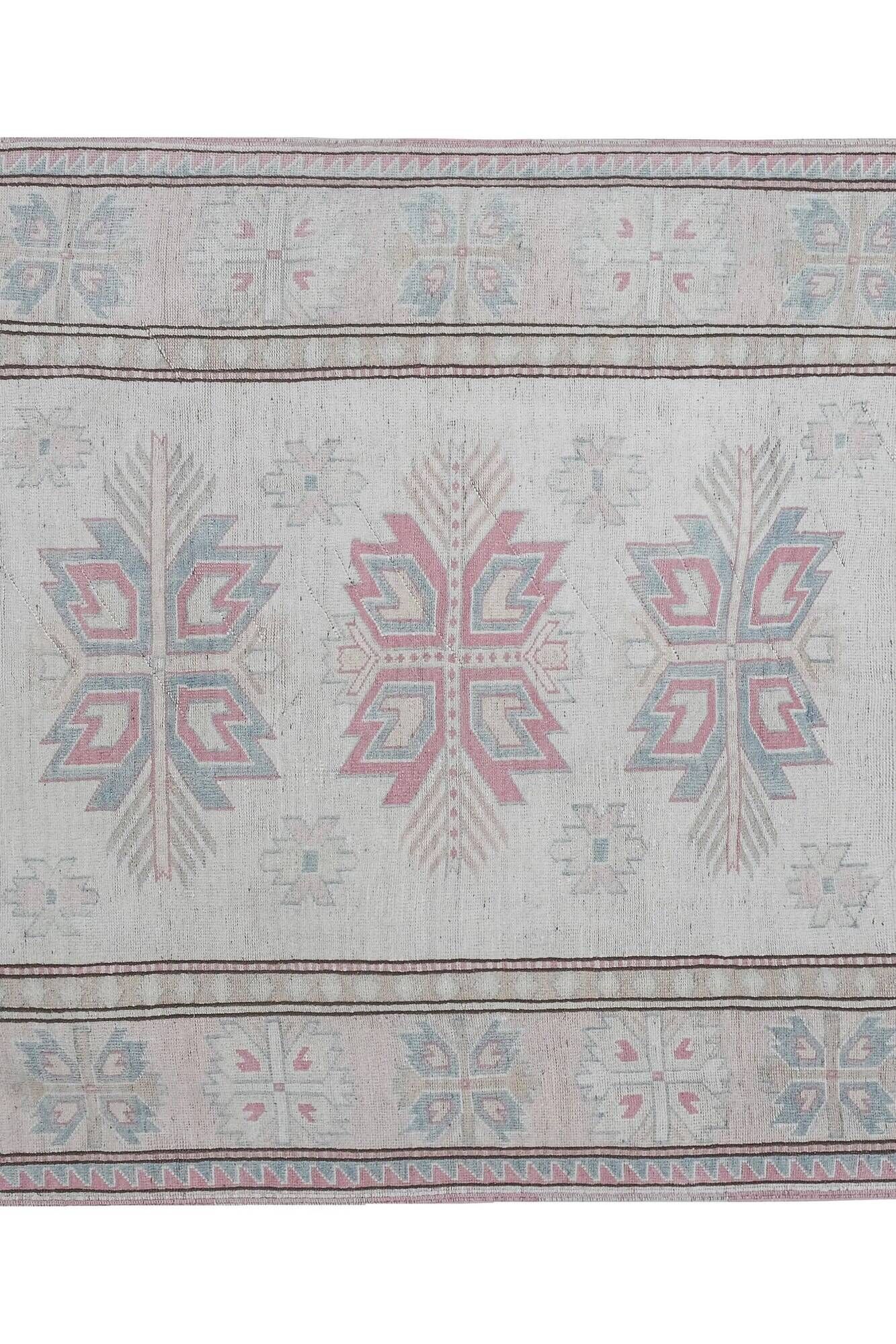 Vintage Turkish rug handmade 180x222 cm