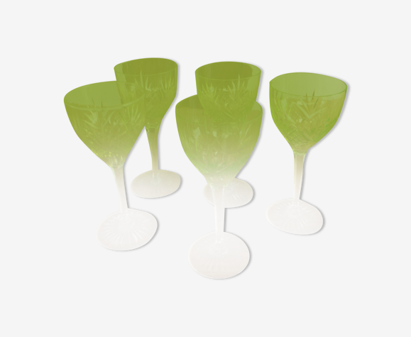 Verres de Rhin cristal taillé