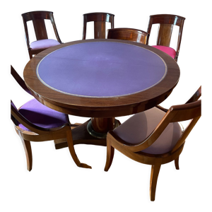 salle à manger style - chaises table