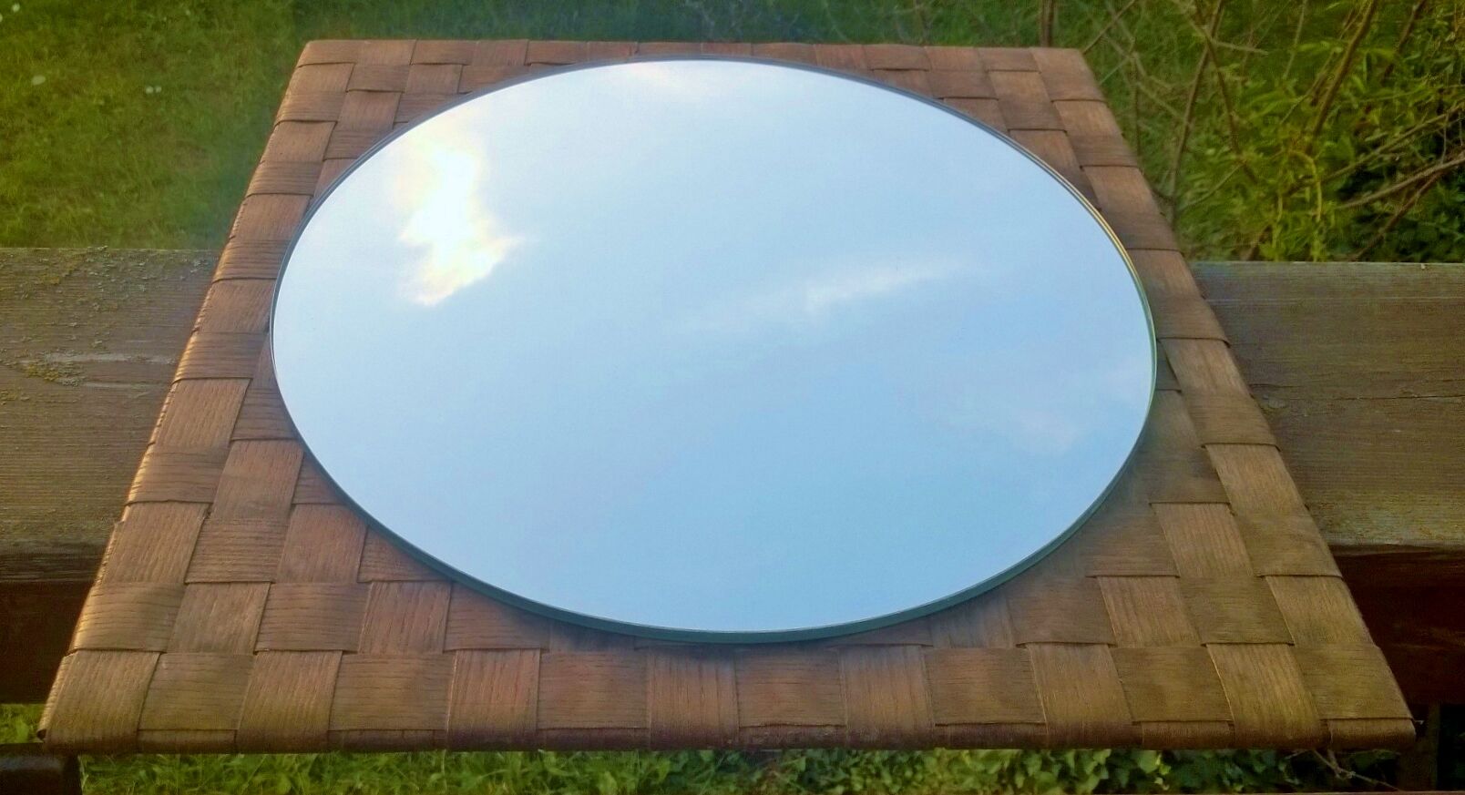 Miroir rond vintage 47x47cm