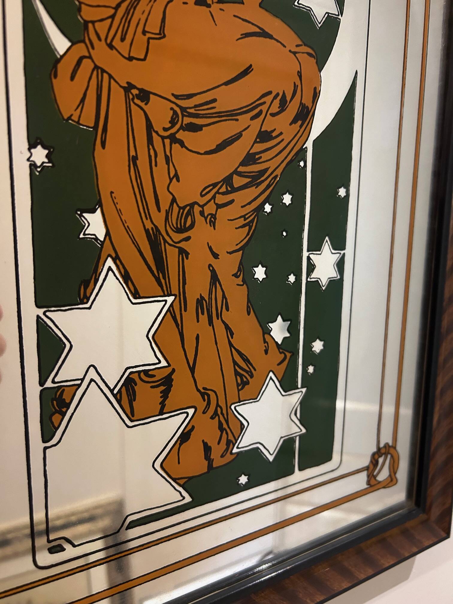 mirror 70s Mucha Crissant