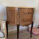 Small Louis XV style half-moon chest of drawers