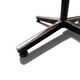Charles Pollock Executive office chair in black leather, Knoll
