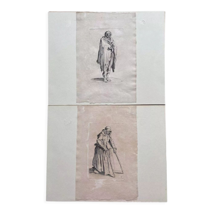Gravure « Les Gueux » de Jacques