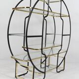 Étagère de luxe Hollywood Regency