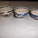 lot de 3 bols a oreilles quimper