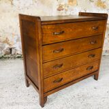 Vintage chest of drawers with 4 drawers, 50s /60