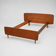 Vintage teak bed with headboard – 60s/70s