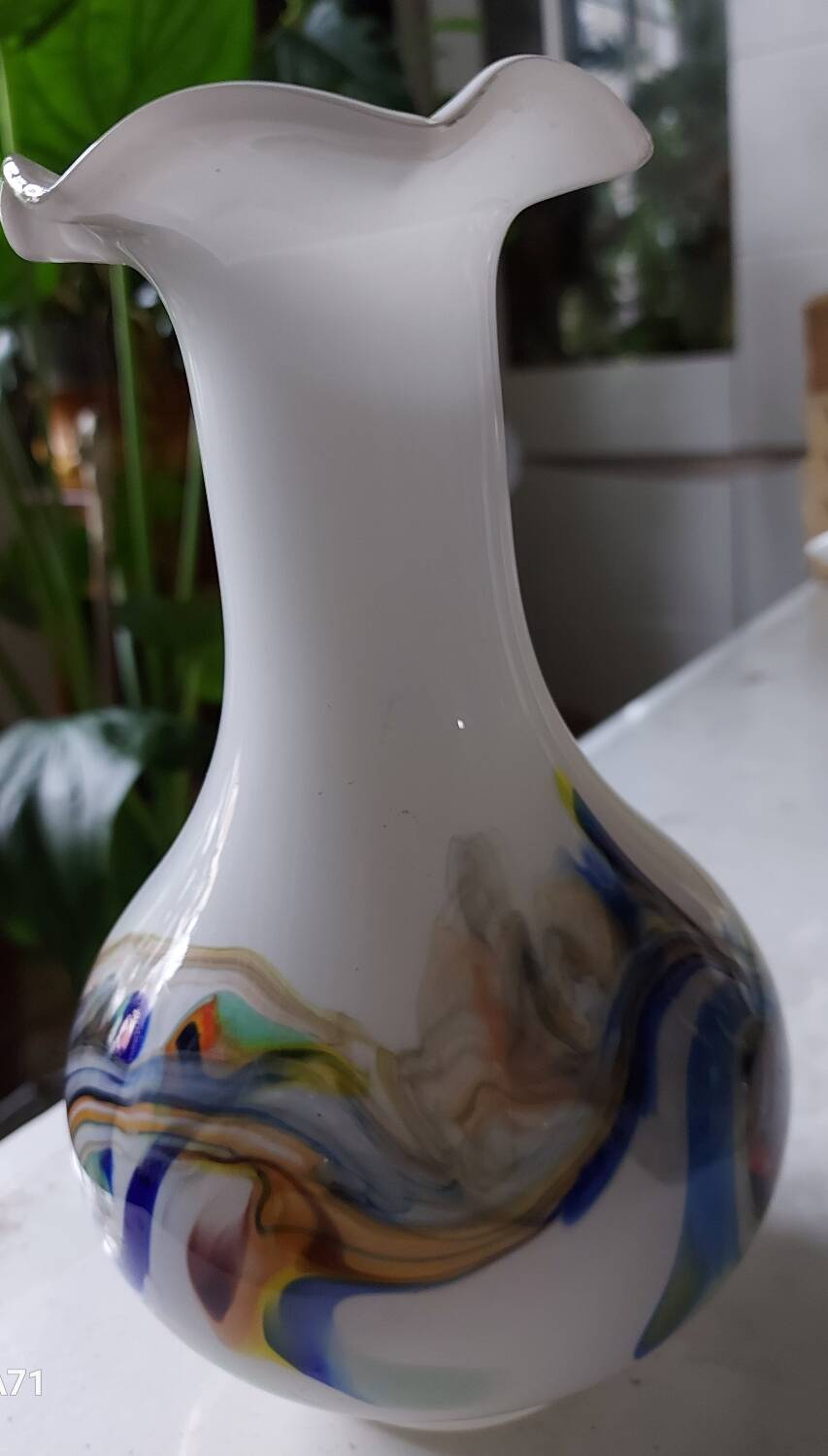 Murano glass vase