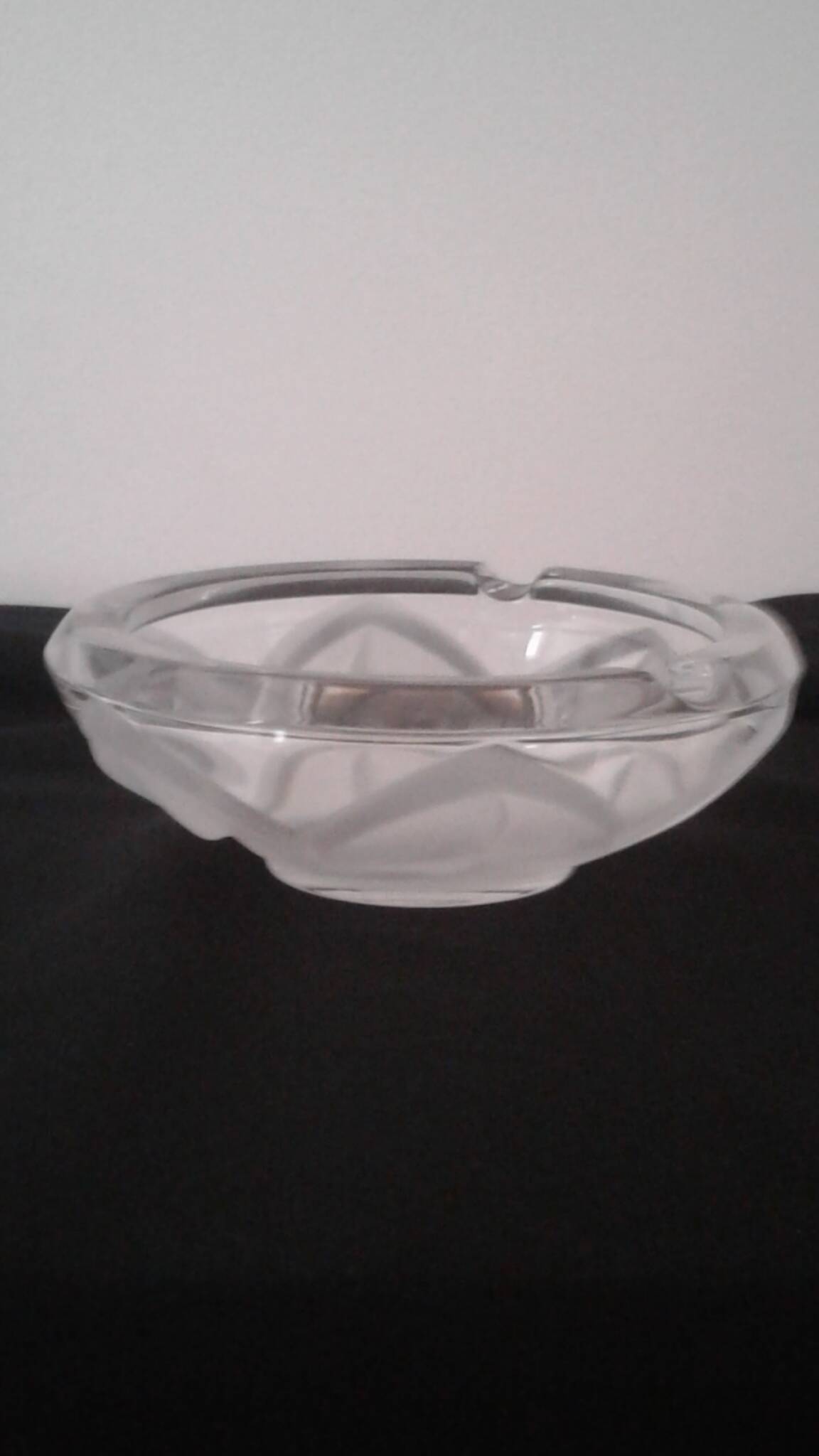 Cendrier en cristal