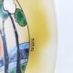 Signed enameled glass bowl