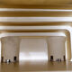 Pair of gold-plated aluminum wall lights by Jules Wabbes - 2 pairs available (1)
