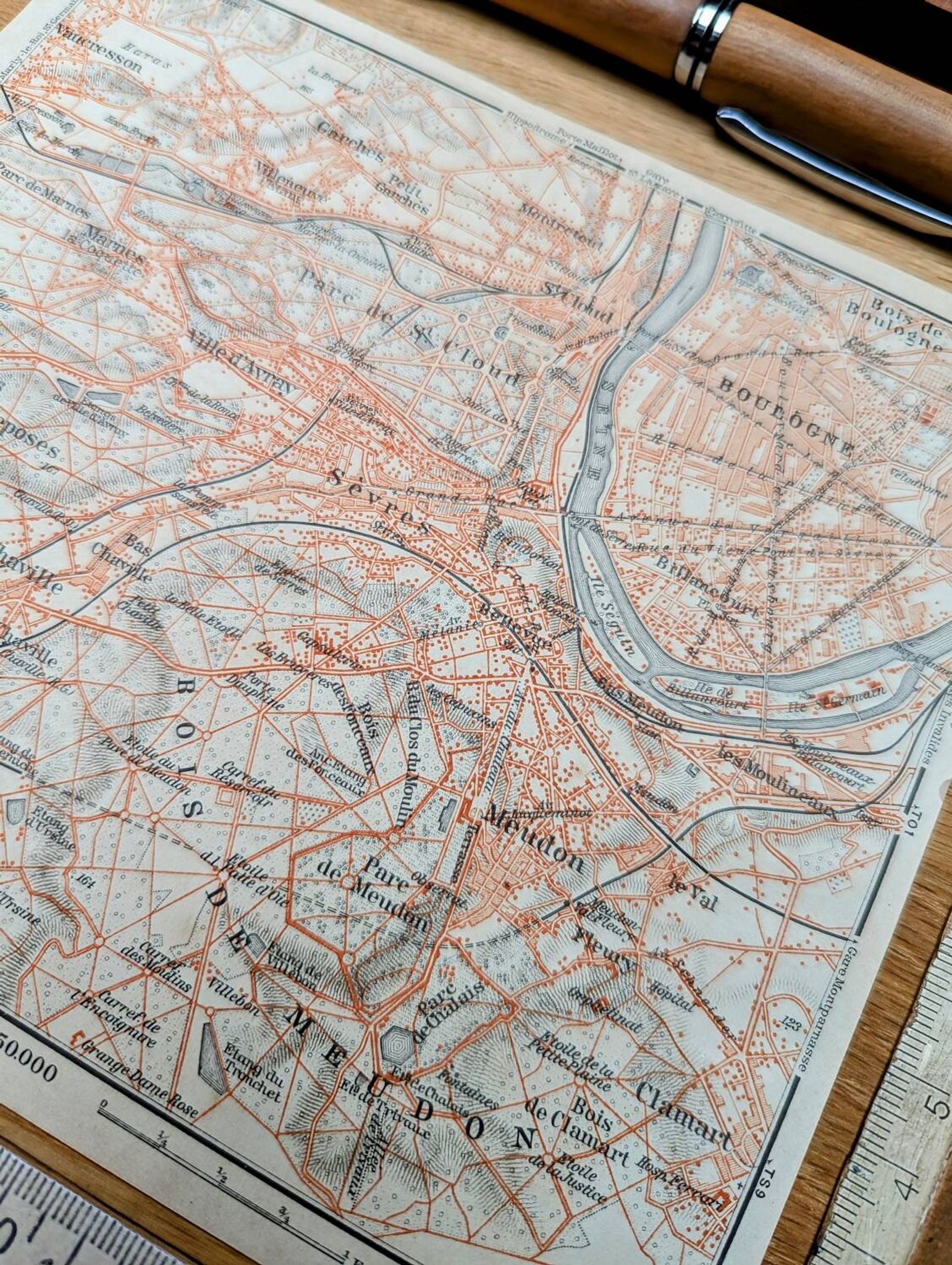 Printed in 1914, Sèvres, Boulogne and Meudon.