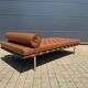 Knoll barcelona daybed mies van der rohe in cognac venezia leather, as new