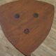 Pair of organic mahogany stools
