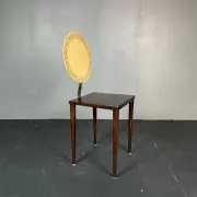 Sculptural Italian Tatlim side chair or dining chair, Marco Mencacci, 1990s