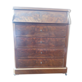 Coiffeuse commode style chemin de fer avec tiroirs