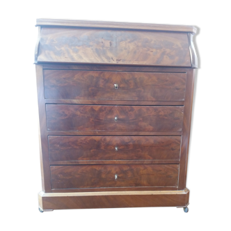 Coiffeuse commode style chemin de fer avec tiroirs