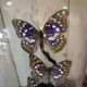 Globe trio de papillons