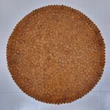 Table basse en bambou en forme de gerbe de blé par McGuire, États-Unis, vers 1970