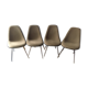 Series of 4 chairs DSX Charles Eames for Herman Miller, 1970
