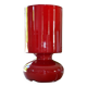 Lampe ikea vintage rouge en verre