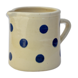 Pitcher pottery blue peas Savoyarde