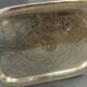 Large tray with monogrammed handles in silver metal 19th century Napoleon III