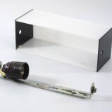 Minimal vintage sixties perspex bathroom light