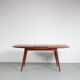 Extendible dining table by Louis van Teeffelen for Wébé, Netherlands 1950s