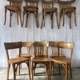 Chaises bistrot dépareillées (baumann, fischel..)